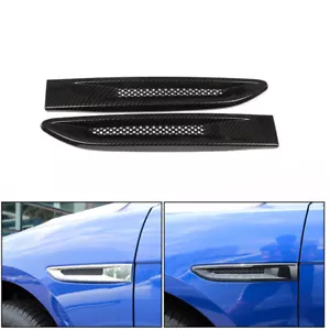 Carbon Fiber style Side Fender Air Vent Cover Trim fits Jaguar F-pace 2016-2018 - Bild 1 von 7