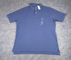HB Polo Shirt Men's Size 2XLT Blue Big & Tall Short Sleeve Top NEW MSRP $35 - Picture 1 of 19