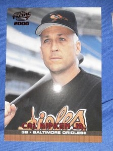 CAL RIPKEN JR 2000 Pacific Ruby Red Parallel MLB Card #60  HOF Orioles mvp RARE