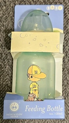 Детская бутылочка 4 унции соска среднего потока драгоценные моменты без бисфенола А новая в упаковке - Изображение 1 из 2
