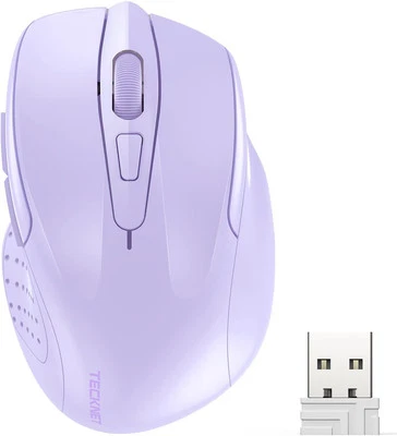 TECKNET Wireless Mouse, 2.4GHz Ergonomic Computer Mouse, Portable Cordless Mice, - Image 1 of 4