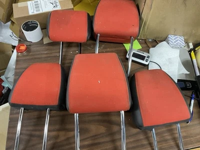 Ford Focus ST 2013-2018 OEM ST2 juego reposacabezas delantero trasero rojo diestro y derecho Foto 1 de 4