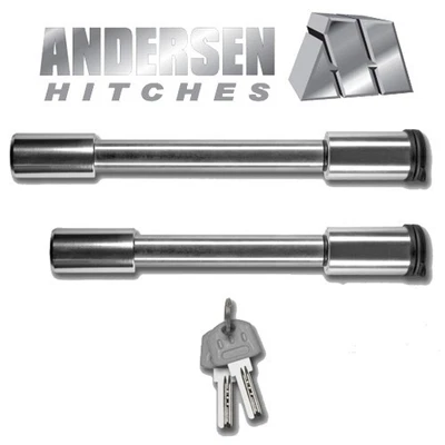 Keyed Alike Rapid Hitch Locking Pin Set 2" or 2.5" Receiver 5/8" Pins - 2 Piece  - Image 1 of 4