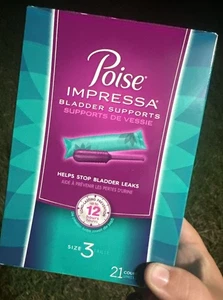 Poise Impressa Blasenstützen für Damen Größe 3 Blasenkontrolle 21 Stück - Bild 1 von 4
