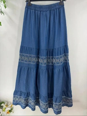 Denim Maxi Skirt,Bn - Image 1 of 3
