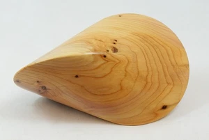 OLOID EIBEN-HOLZ 9,5 cm (nach Paul Schatz) Handschmeichler Unikat Kunstobjekt [4 - Bild 1 von 4