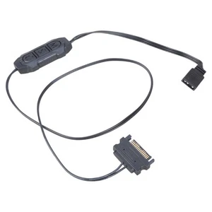 ARGB 5V 3 Pin Power Adapter For PC Fan Lighting Synchronization Accessories - Afbeelding 1 van 11