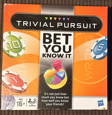Trivial Pursuit: Bet You Know It – 2011 – 100% Complete & Excellent Condition - Image 1 of 4