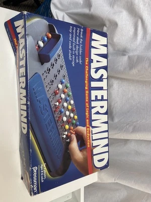 1996 Pressman Mastermind jogo de tabuleiro brinquedo jogo de tabuleiro peças vintage - Imagem 1 de 4