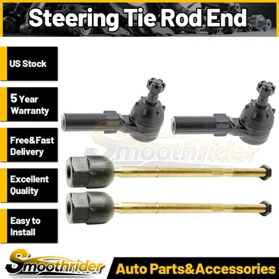 Extremo de barra de amarre exterior delantero interior delantero Mevotech 4 piezas para Dodge Dynasty 1991-1993 Foto 1 de 3