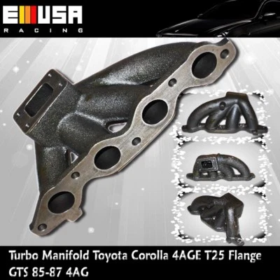 CastTurbo Manifold for 85-86 Toyota Corolla Sport GTS Hatchback 2D 4AGE T25 GTS  — 第 1/4 张图片