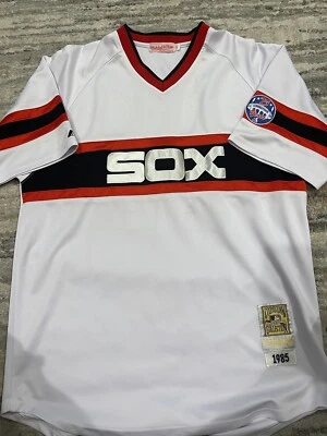 Camiseta de béisbol Mitchell & Ness 1985 CARLTON FISK #72 Chicago White Sox talla 54 Foto 1 de 4