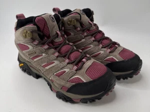 Stivali da trekking Merrell donna MOAB 2 MID impermeabili BULDER/BLUSH taglia 6,5 nuovi senza scatola - Foto 1 di 8