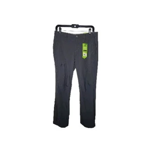 PRANA HALLE Women's Pants Gray Straight Leg Roll-Up Stretch Hiking Camp Size 8 - Picture 1 of 5