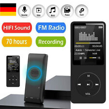 Tragbarer LCD Bluetooth MP3/MP4 Player HiFi Bass Musik Spieler FM Audio Schwarz