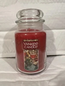 Holiday Cheer Christmas Yankee Candle Large Jar 22oz 623g - ERSTAUNLICHER EINZIGARTIGER DUFT - Bild 1 von 3