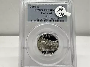 2006-S State Label Silver Quarter -Colorado- PCGS PR69DCAM - Nice! CB2-16 - Picture 1 of 4