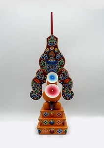 Ritual budista pintado a mano Norla Torma - Imagen 1 de 4