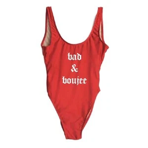 Neu mit Etikett Ravesuits Einteiler rot Badeanzug Badeanzug Bad and Boujee M/L - Bild 1 von 12