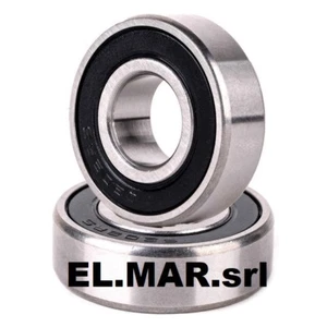CUSCINETTO A SFERE 6301 2RS mis. 12X37X12 SCHERMATO 63012RS SKF FAG NTN NSR NSK - Foto 1 di 1
