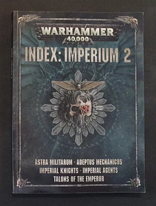 Game Play Gioco ITA Warhammer 40000 40k Miniature Manuale Index Imperium 2 - Picture 1 of 2