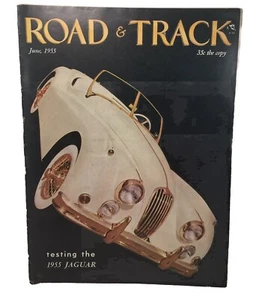 Road And Track Magazine June 1955 Issue Vol 6  No 10 Sports Car Jaguar Vintage - Picture 1 of 12