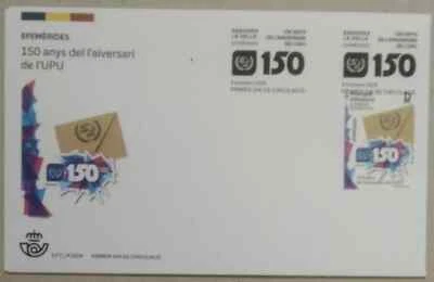 Spain Andorra 150 Years Of The UPU First Day Cover 2024-ZZIAA - Image 1 of 4
