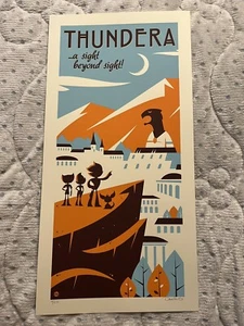 Thundera Thundercats Poster Kunstdruck Dave Perillo Gallery 1988 Löwe-o Geetara - Bild 1 von 1