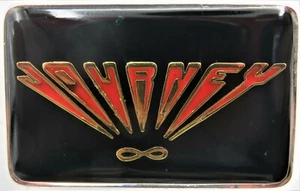 Vintage 1983 JOURNEY 'FRONTIERS' Enamel Belt Buckle PRISTINE!  Perry Schon Rock  - Picture 1 of 3