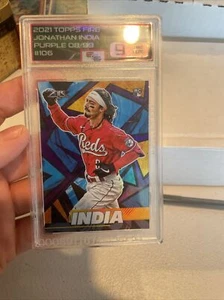 2021 topps fire jonathan india ECG 9 Rookie - Picture 1 of 4