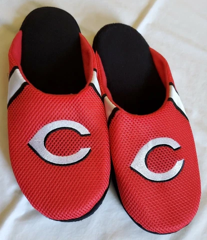 Cincinnati Reds Jersey Mesh SLIDE SLIPPERS - (Size XL 13-14) - MLB Cover