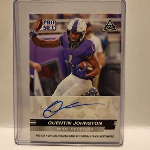 2022 Pro Set Quentin Johnson Autograph #PSA-QJ1 - Bild 1 von 3