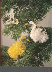 Patrones artesanales navideños con cuentas adornos cisne pingüino elfo ángel copos de nieve L33 - Imagen 1 de 9