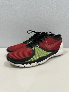 Nike Free Trainer 3.0 V4 Red Running Shoes Men's Sneakers Size 10.5 (A15-09) - Picture 1 of 10
