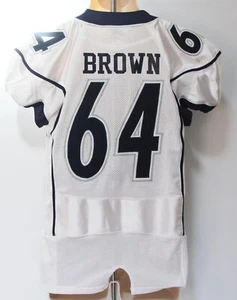NFL Dallas Cowboys #64 Brown Youth Large Sewn White Jersey - Picture 1 of 4