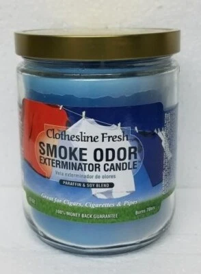 Exterminador de olores de humo tarro de 13 oz tendedero fresco Foto 1 de 3