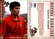 Manabu Kuwazuru Signed 2010 Grandstand Quad Cities River Bandits Auto