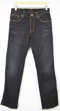 NUDIE Jeans & CO. Slim Jim Black Ink. Jeans Men's W31/L34 Regular Straight Fit