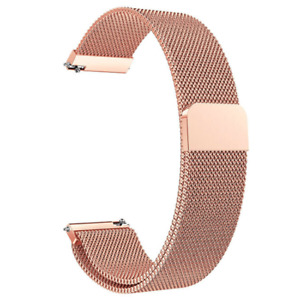 18mm 20mm 22mm Quick Fit Milanese Loop Bracelet Stainless Steel Watch Band Strap