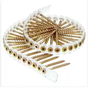 Tornillos para pisos intercalados SENCO 8 calibres 3" (800pk) 08F300Y nuevos - Imagen 1 de 2