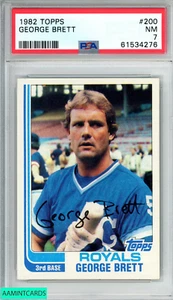 1982 Topps George Brett #200 Kansas City Royals Hof PSA 7 casi nuevo - Imagen 1 de 3