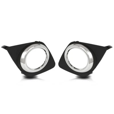 Ajuste para Toyota RAV4 2009-2012 parachoques delantero luz antiniebla bisel lámpara moldura izquierda+derecha Foto 1 de 4