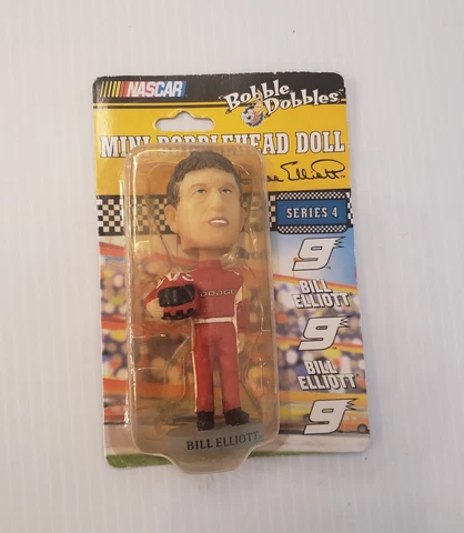 Nascar Bobble Dobbles Mini Bobblehead Doll 2003 Bill Elliott #9 Cover
