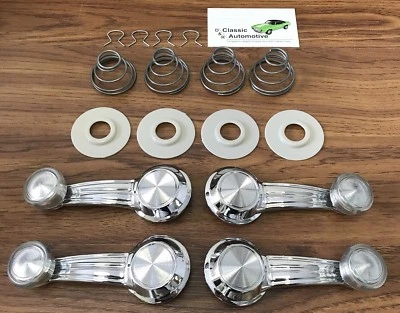 Chevy Pontiac Oldsmobile Buick Clear Window Cranks Handles Washers Springs 16pc - Image 1 of 4