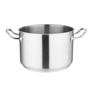 Vogue Padella Stufato Commerciale Acciaio Inox Ristorante Compatibile Induzione - Foto 1 di 37