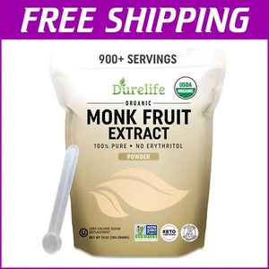 100% Pure Organic Monk Fruit Sweetener - Zero Calorie, Non-GMO, Keto Friendly - Picture 1 of 10