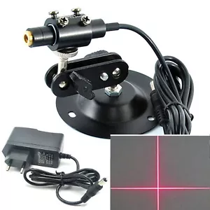 650nm 5mW 10mW 20mW 80mW Rotkreuz Lasermodul mit 5V Adapter 12mm Halter - Bild 1 von 6