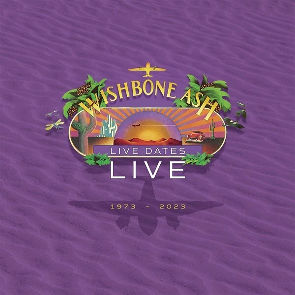 WISHBONE ASH LIVE DATES LIVE (2LP YELLOW) VINYL DOUBLE ALBUM  new sealed mint ** - Image 1 of 2