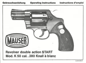 Depliant Istruzioni e ricambi Mauser Double action - A Salve Umarex Starting - Imagen 1 de 2