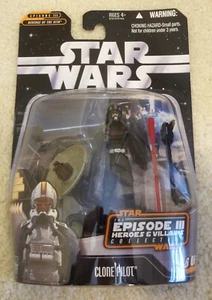 Star Wars Episode III Heroes & Villains Collection Clone Pilot Hologram #6 of 12 - Picture 1 of 2